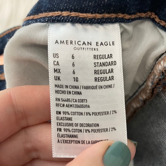 American Eagle Super High Rise Jegging Jeans, 6 - Picture 10 of 11